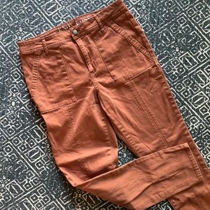 Orange cargo pant